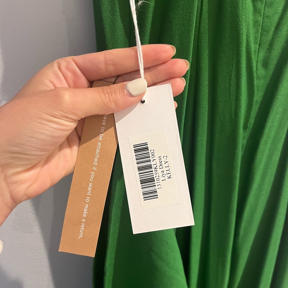 [NWT] REFORMATION | "Liya" Dress! | Kelly Green - Picture 10 of 10